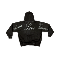 Long Live Visionaries Hoodie Double Dyed and Hand Distressed