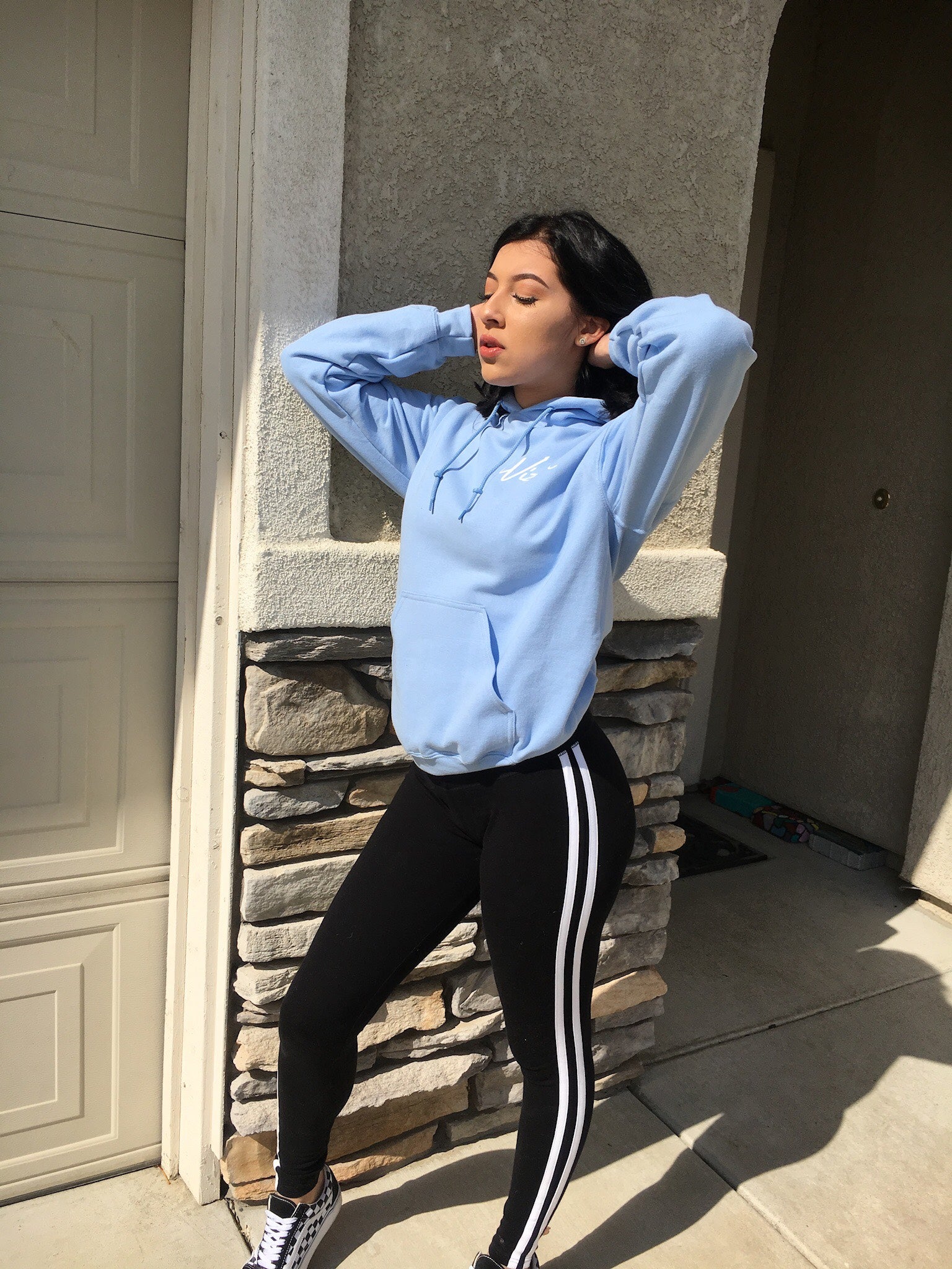 IVIZION Signature Baby Blue Hoodie
