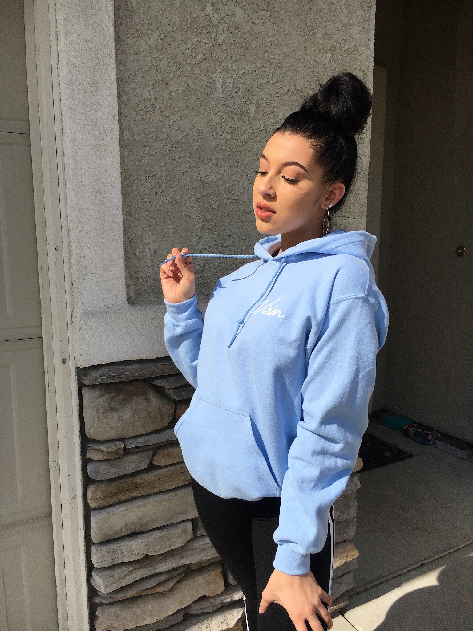 IVIZION Signature Baby Blue Hoodie
