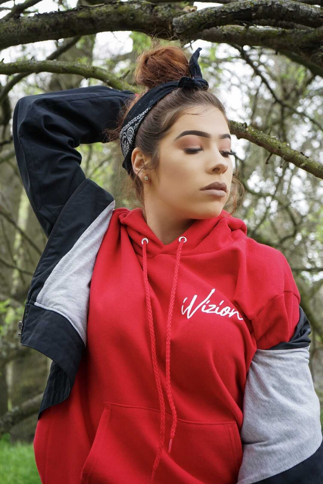 IVIZION Signature Hoodie: Red
