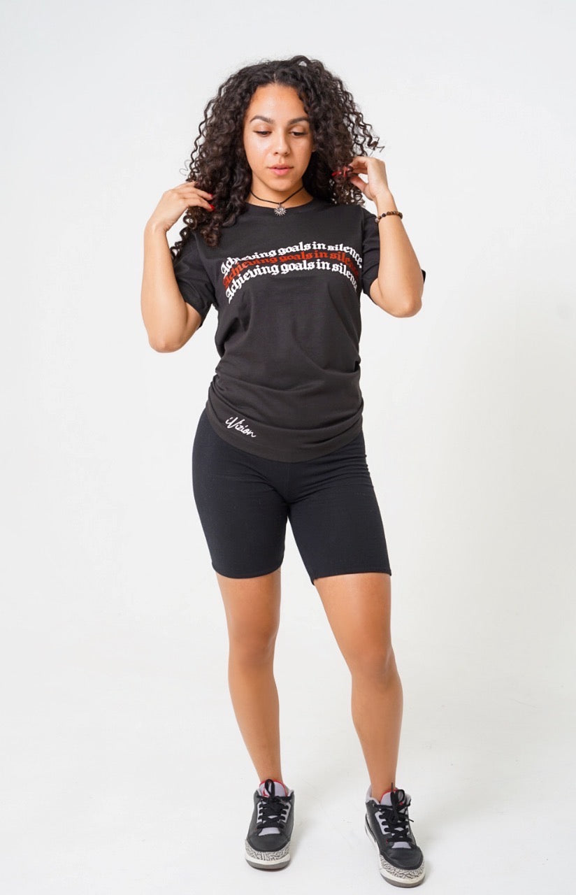 Achieving Goals In Silence Tee